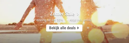 Zomer Sale aanbieding met korting en ontbijt